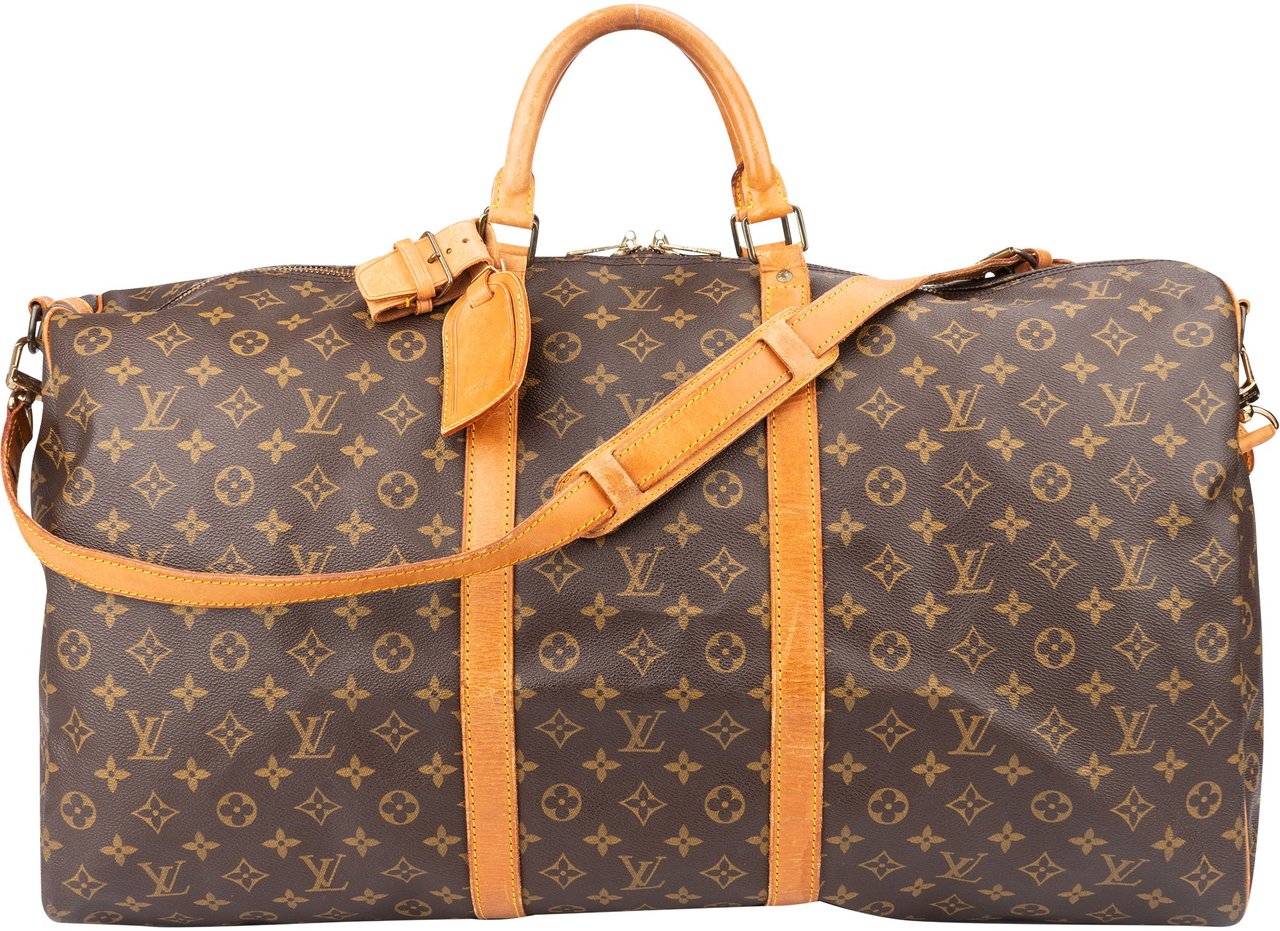 Louis Vuitton Louis Vuitton Canvas Monogram Keepall 60 Bandouliere Bruin