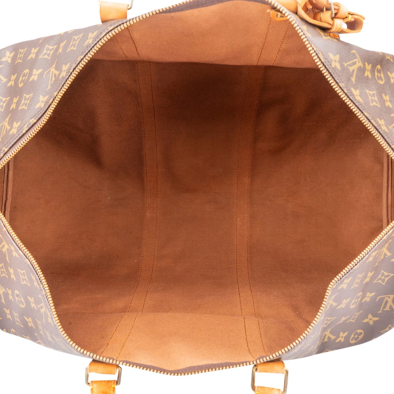Louis Vuitton Louis Vuitton Canvas Monogram Keepall 60 Bandouliere Bruin