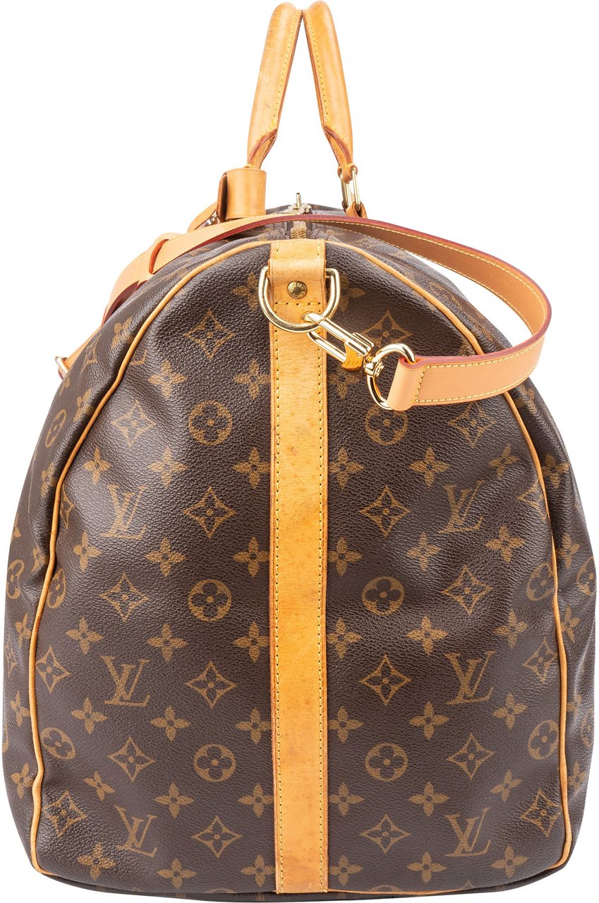 Louis Vuitton Louis Vuitton Canvas Monogram Keepall 55 Bandouliere Bruin