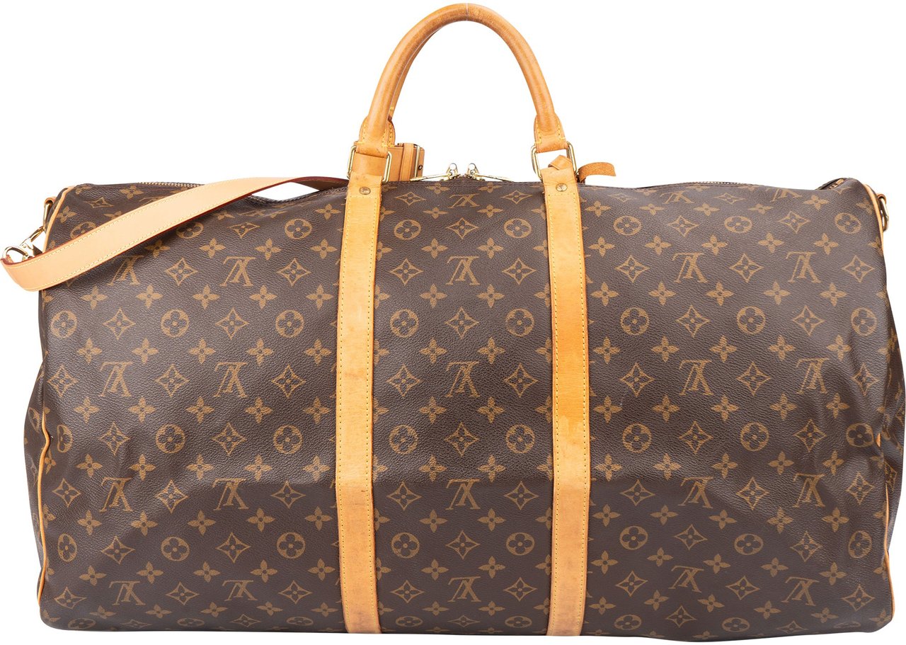 Louis Vuitton Louis Vuitton Canvas Monogram Keepall 55 Bandouliere Bruin