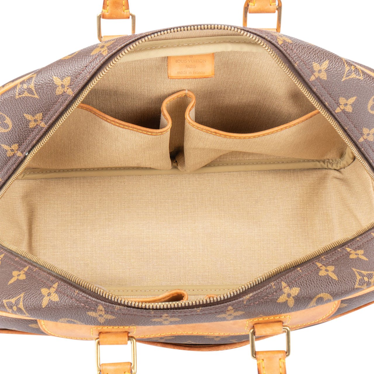 Louis Vuitton Louis Vuitton Canvas Monogram Deauville Handbag Bruin