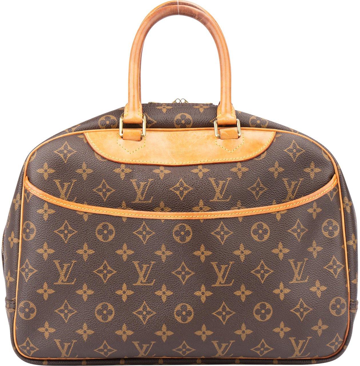 Louis Vuitton Louis Vuitton Canvas Monogram Deauville Handbag Bruin