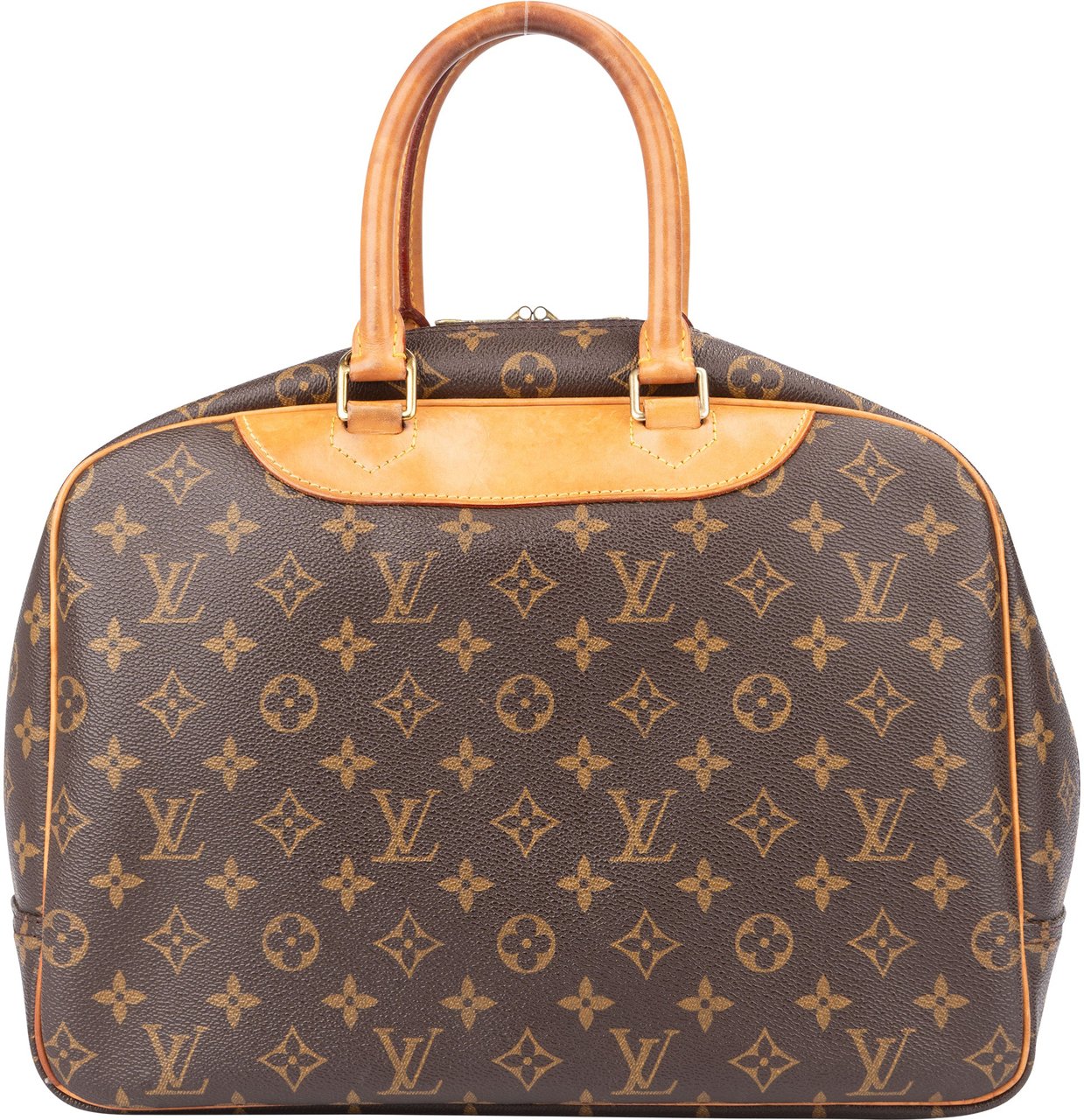 Louis Vuitton Louis Vuitton Canvas Monogram Deauville Handbag Bruin