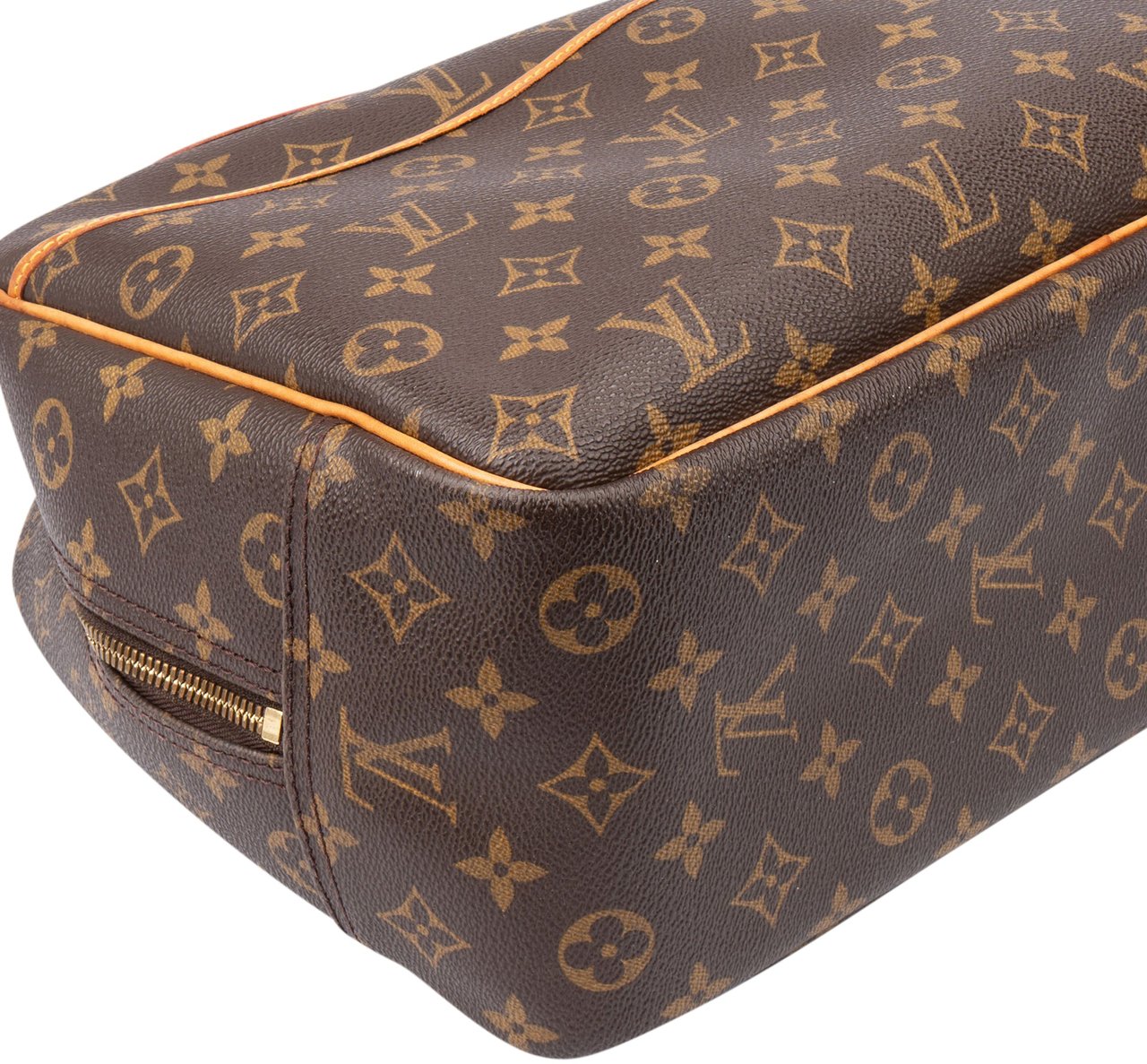 Louis Vuitton Louis Vuitton Canvas Monogram Deauville Handbag Bruin