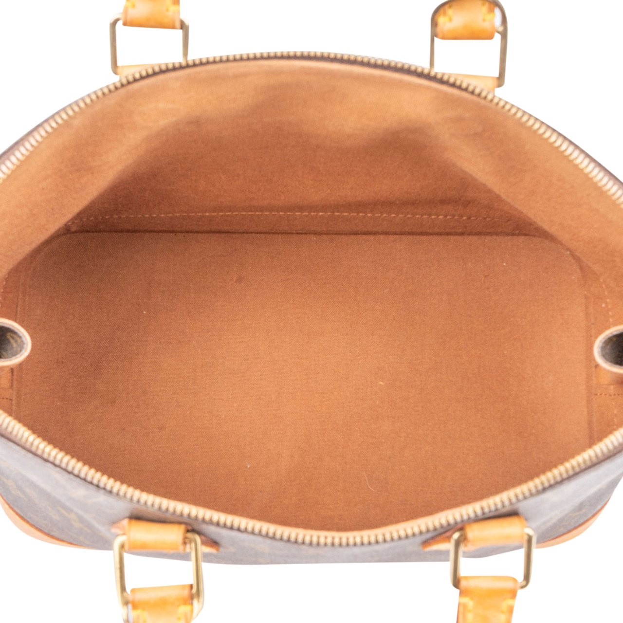 Louis Vuitton Louis Vuitton Canvas Monogram Alma PM Handbag Bruin