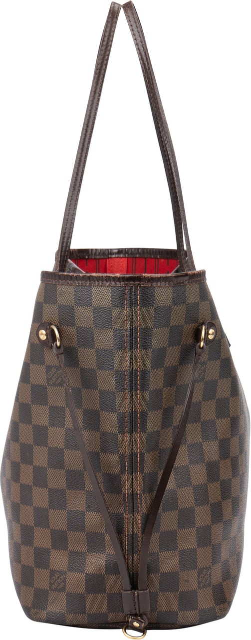 Louis Vuitton Louis Vuitton Damier Ebene Monogram Neverfull MM Shopper Handbag Bruin
