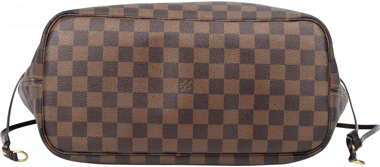 Louis Vuitton Louis Vuitton Damier Ebene Monogram Neverfull MM Shopper Handbag Bruin