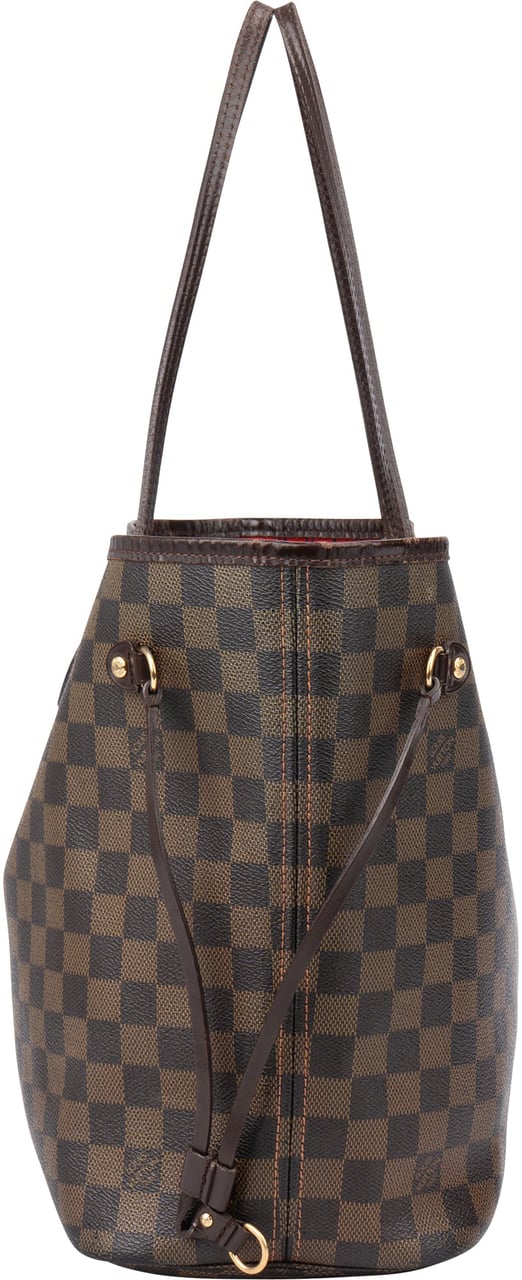 Louis Vuitton Louis Vuitton Damier Ebene Monogram Neverfull MM Shopper Handbag Bruin