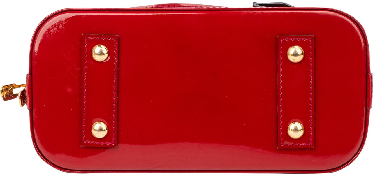 Louis Vuitton Louis Vuitton Pomme D´Amour Vernis Monogram Alma BB Handbag Rood