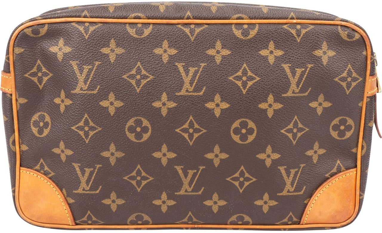 Louis Vuitton Louis Vuitton Canvas Monogram Compiegne 28 Clutch Bruin