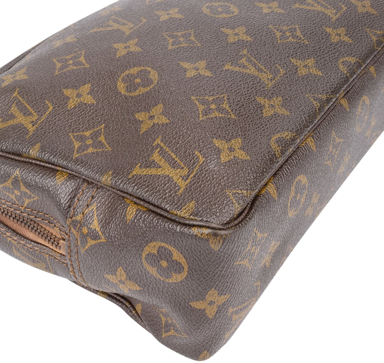 Louis Vuitton Louis Vuitton Canvas Monogram Trousse Toilette 28 Clutch Bruin