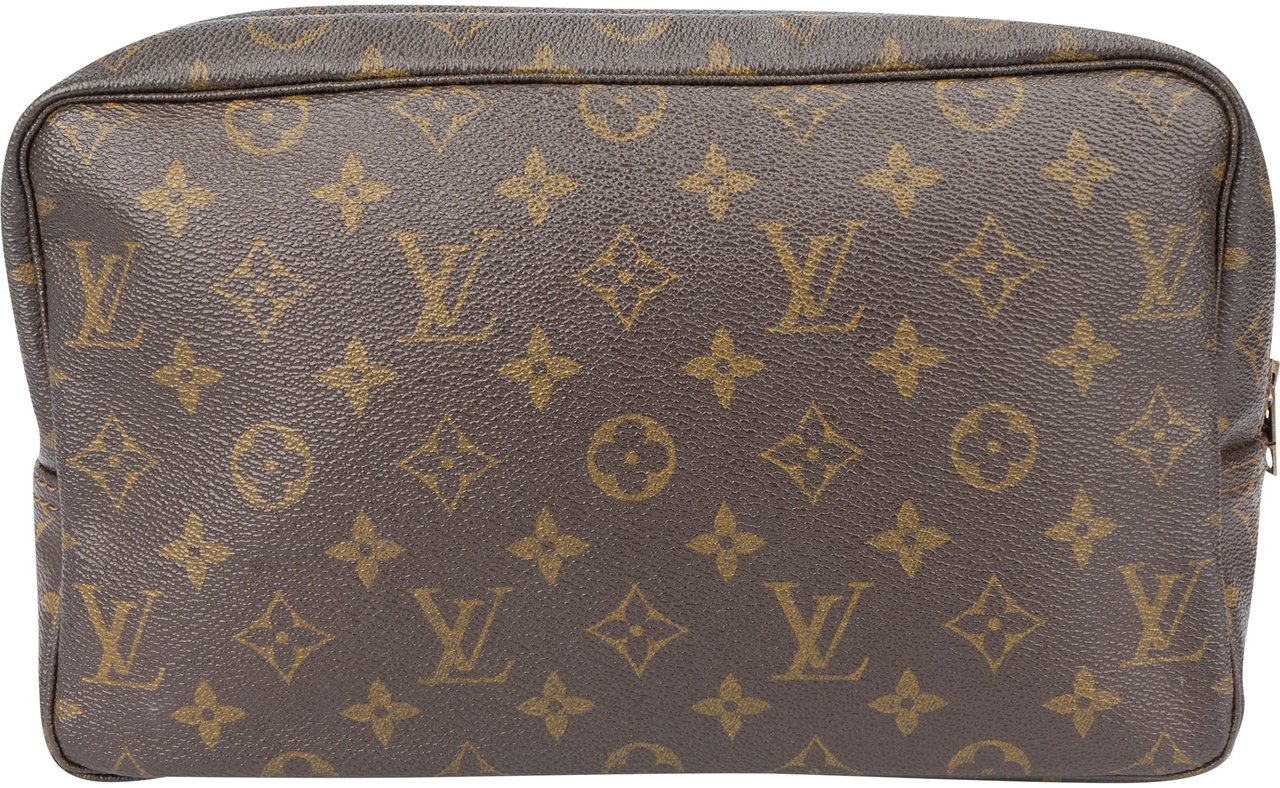 Louis Vuitton Louis Vuitton Canvas Monogram Trousse Toilette 28 Clutch Bruin