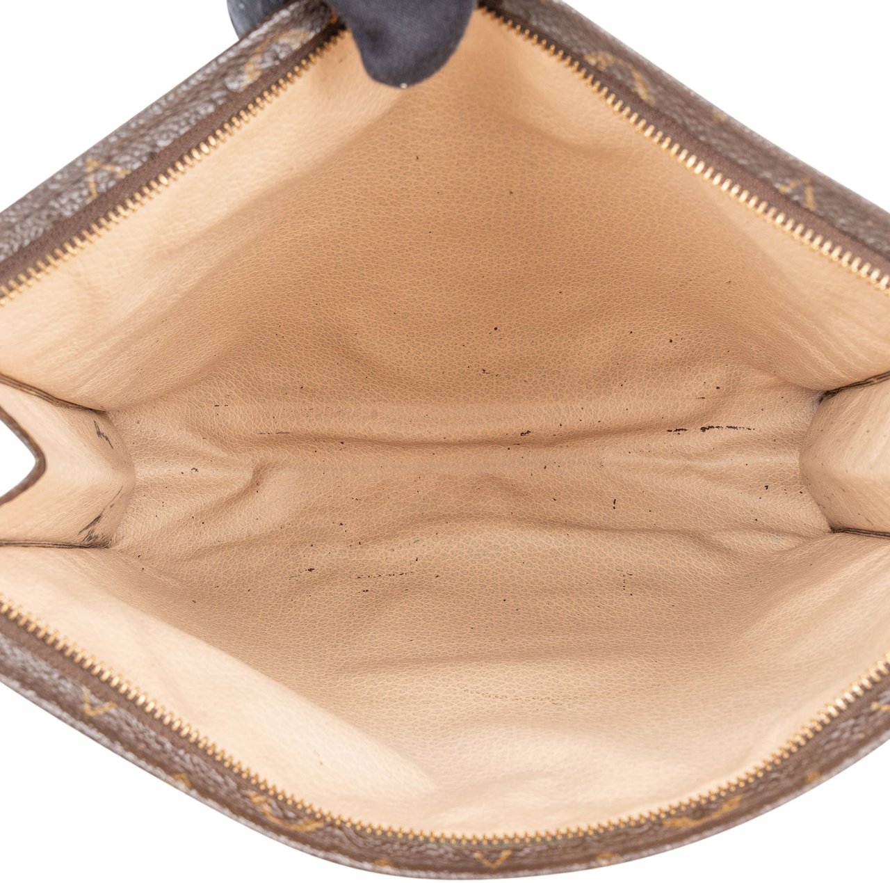 Louis Vuitton Louis Vuitton Canvas Monogram Poche Toilette 25 Clutch Bruin