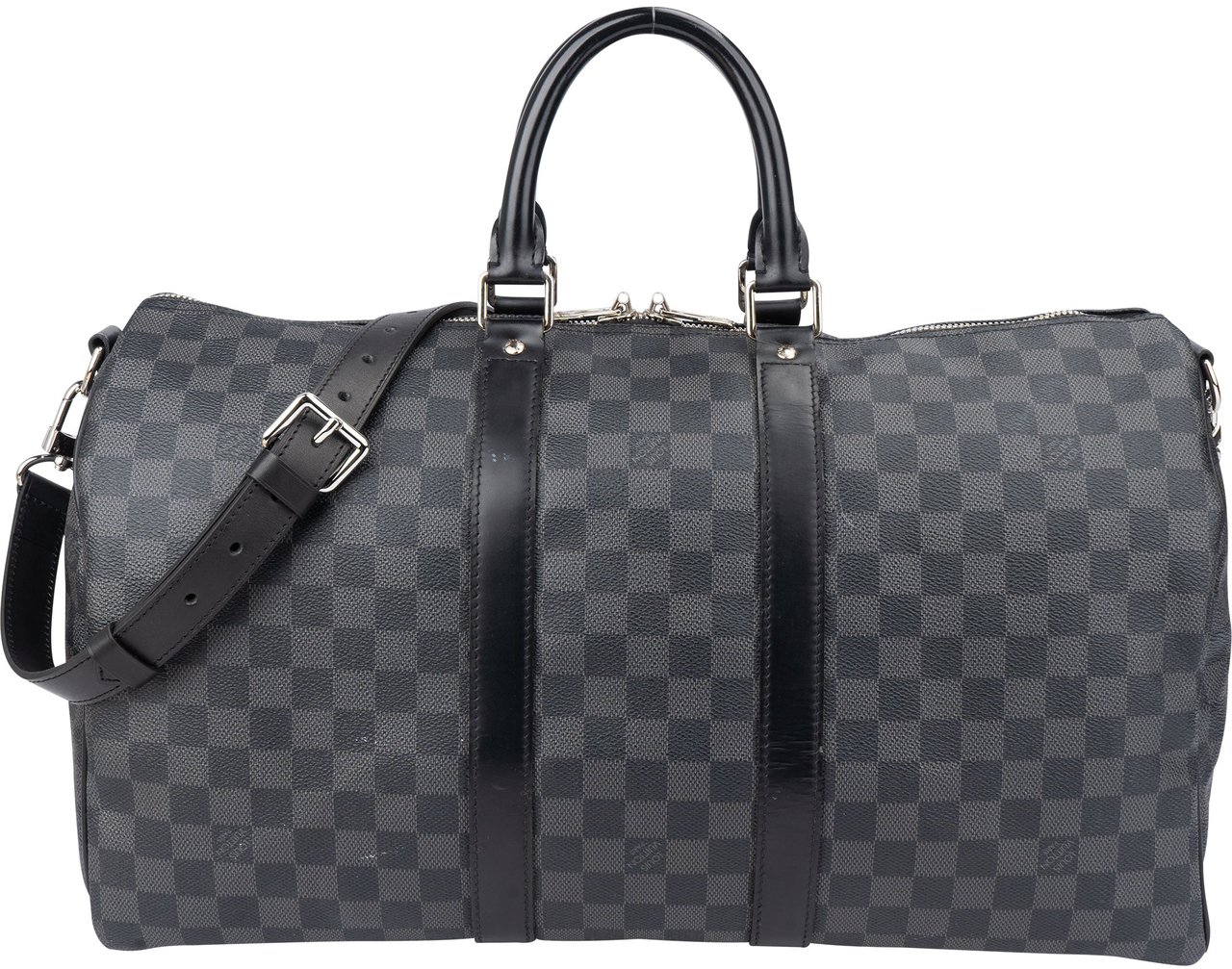 Louis Vuitton Louis Vuitton Damier Graphit Monogram Keepall 45 Bandouliere Zwart