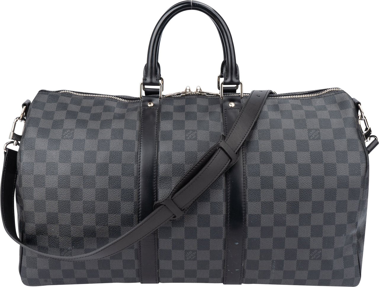 Louis Vuitton Louis Vuitton Damier Graphit Monogram Keepall 45 Bandouliere Zwart