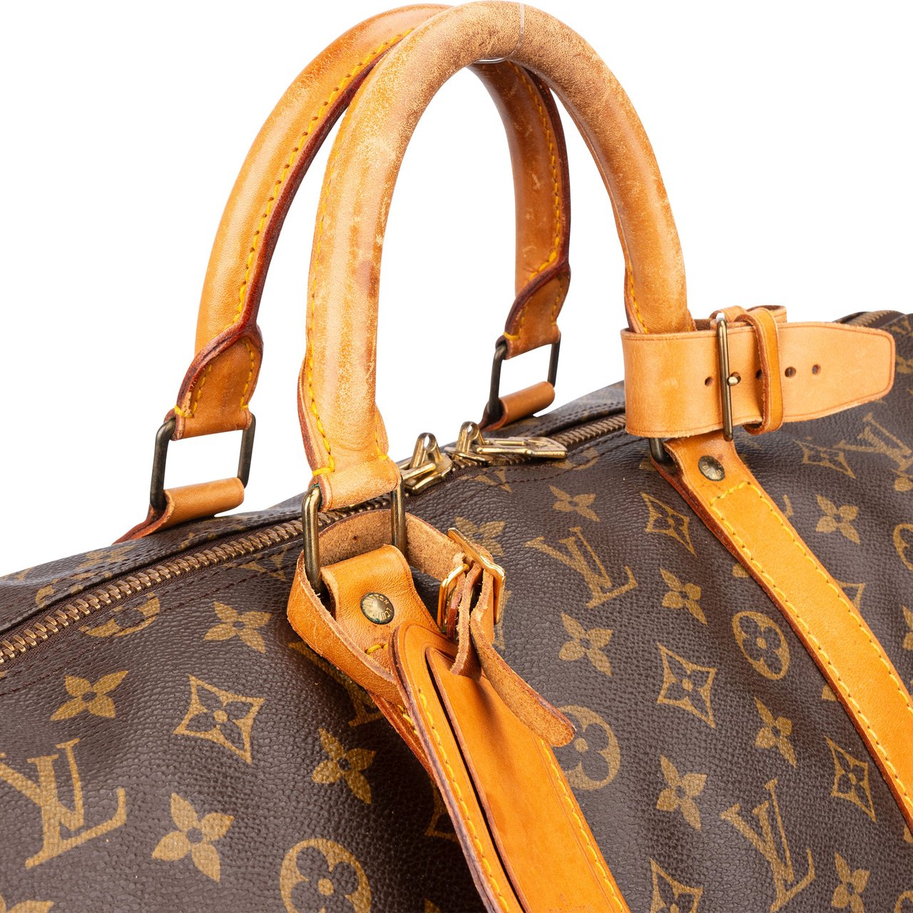 Louis Vuitton Louis Vuitton Canvas Monogram Keepall 55 Bandouliere Bruin