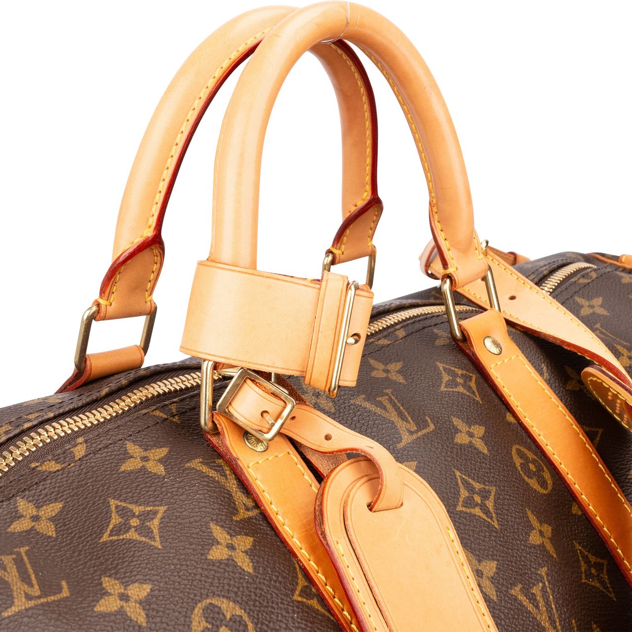 Louis Vuitton Louis Vuitton Canvas Monogram Keepall 55 Bandouliere Bruin