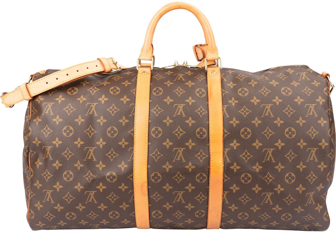 Louis Vuitton Louis Vuitton Canvas Monogram Keepall 55 Bandouliere Bruin