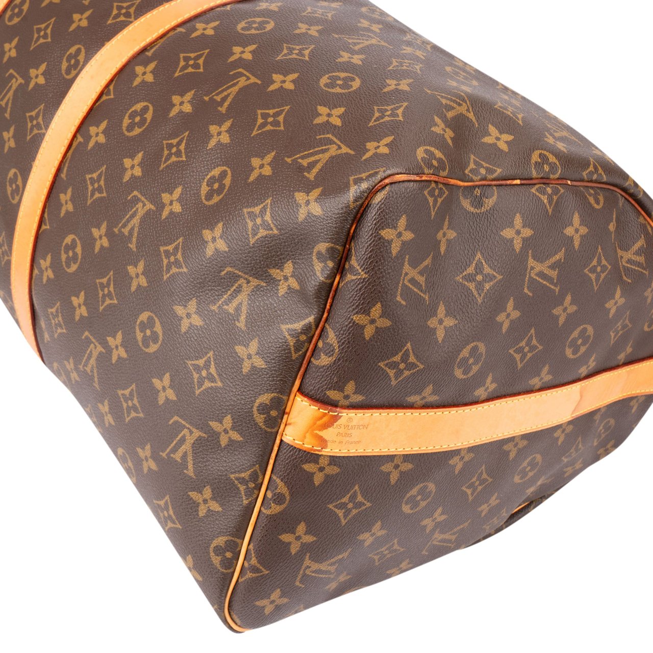 Louis Vuitton Louis Vuitton Canvas Monogram Keepall 55 Bandouliere Bruin