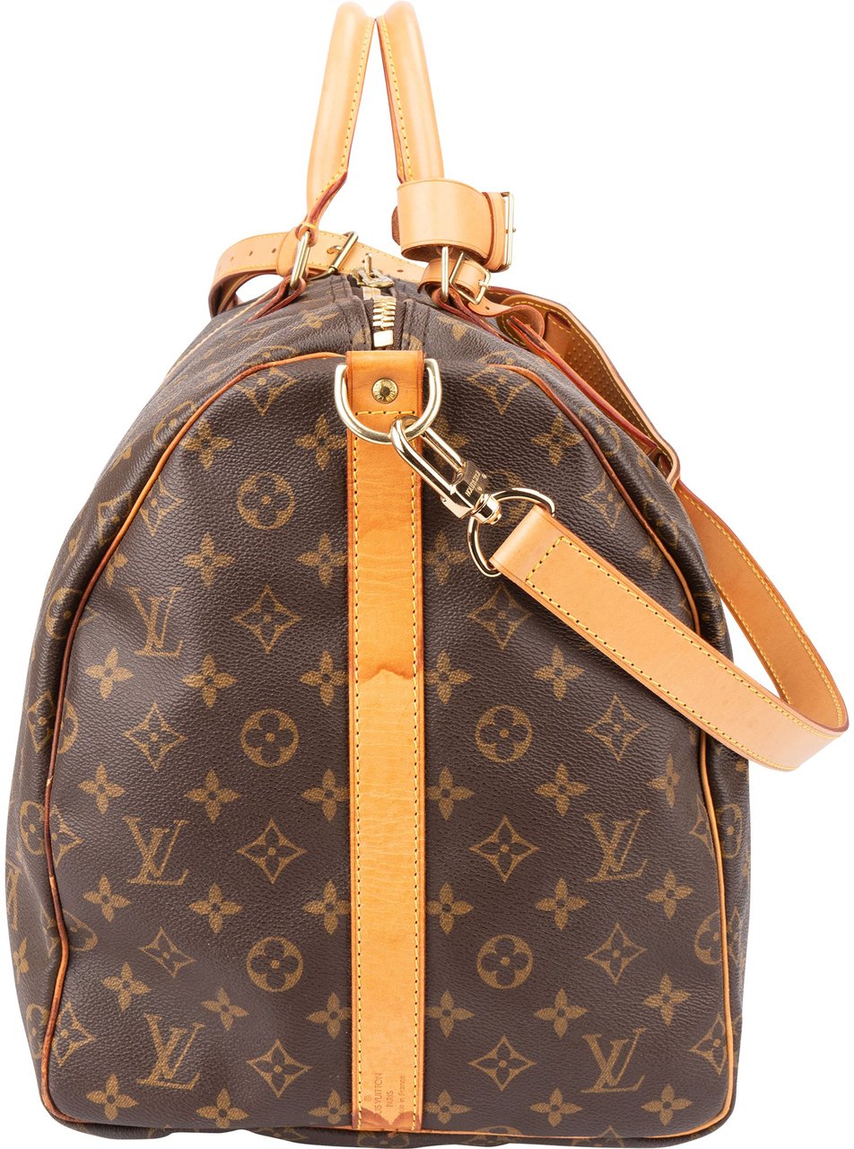 Louis Vuitton Louis Vuitton Canvas Monogram Keepall 55 Bandouliere Bruin