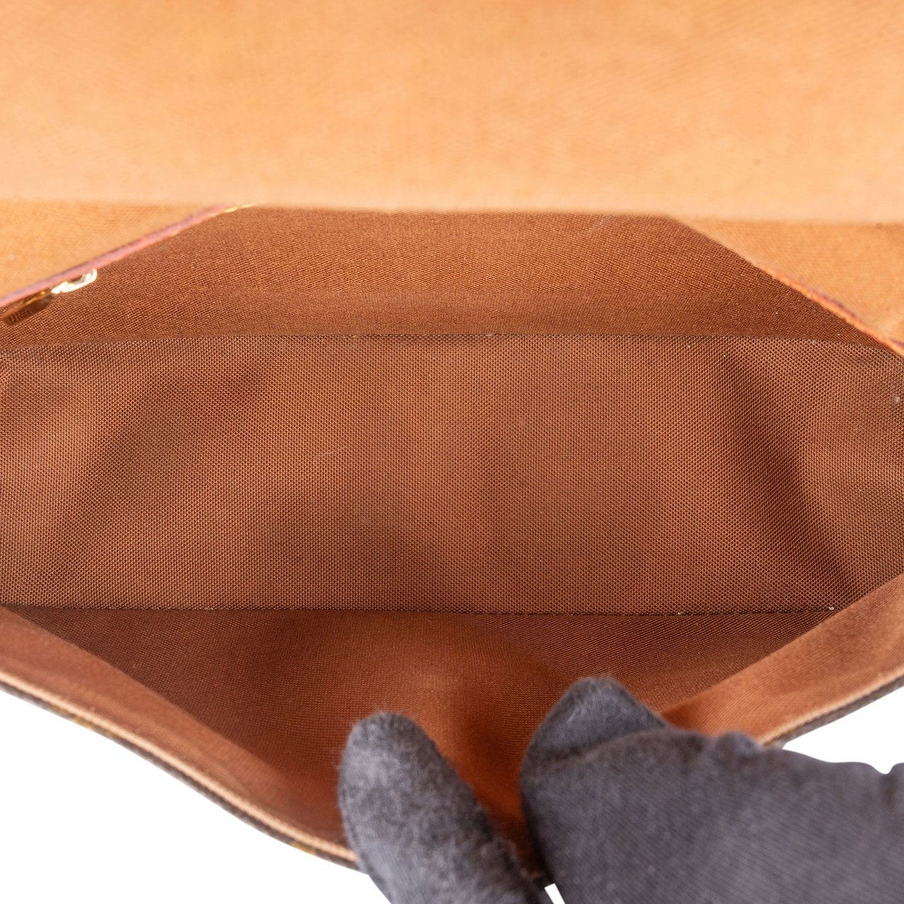 Louis Vuitton Louis Vuitton Canvas Monogram Looping PM Handbag Bruin