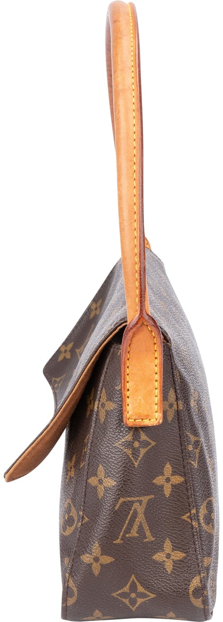 Louis Vuitton Louis Vuitton Canvas Monogram Looping PM Handbag Bruin