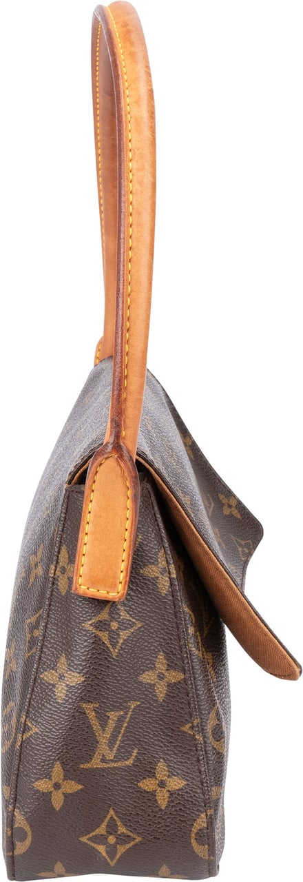 Louis Vuitton Canvas Monogram Looping PM Handbag Bruin