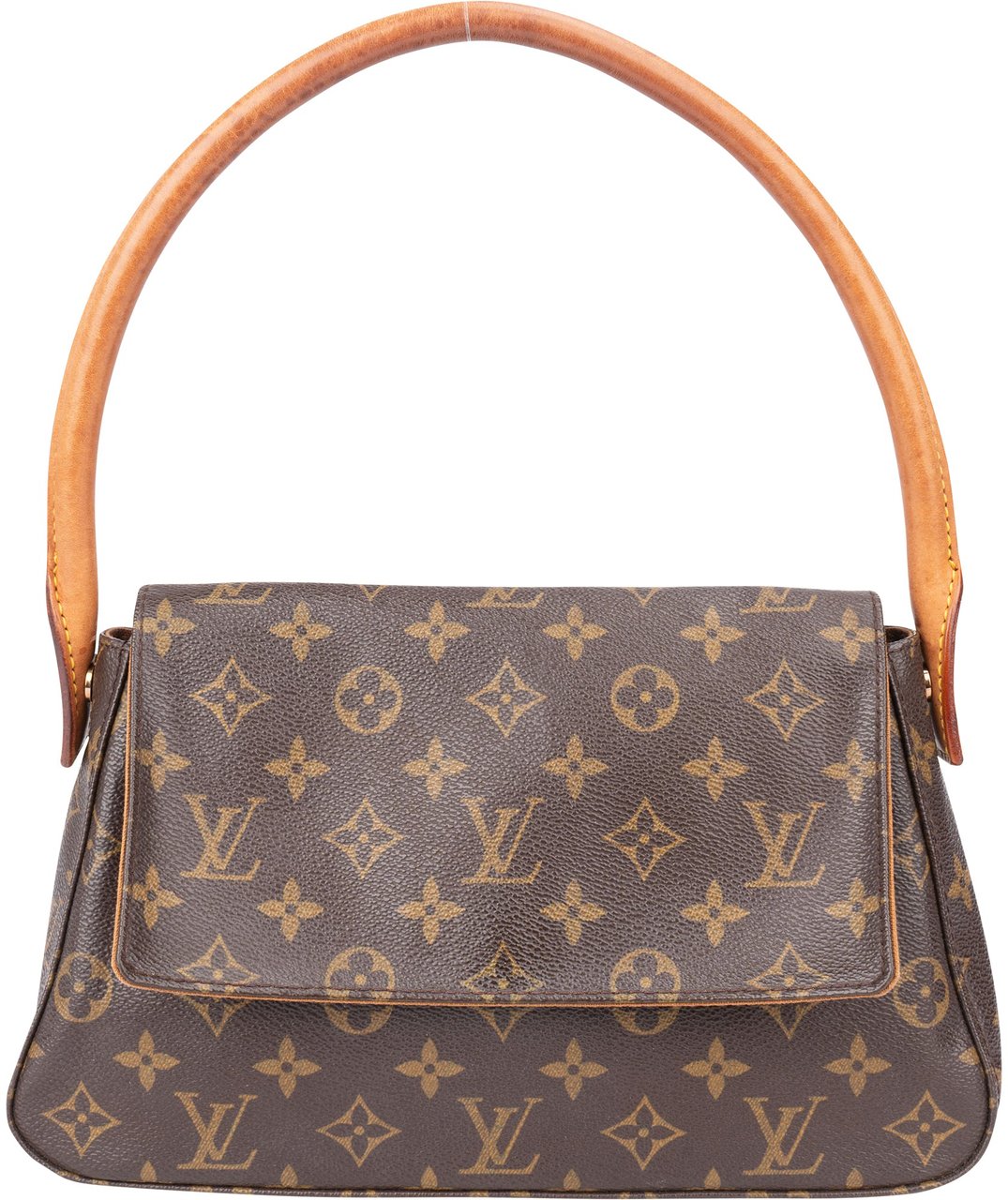 Louis Vuitton Louis Vuitton Canvas Monogram Looping PM Handbag Bruin