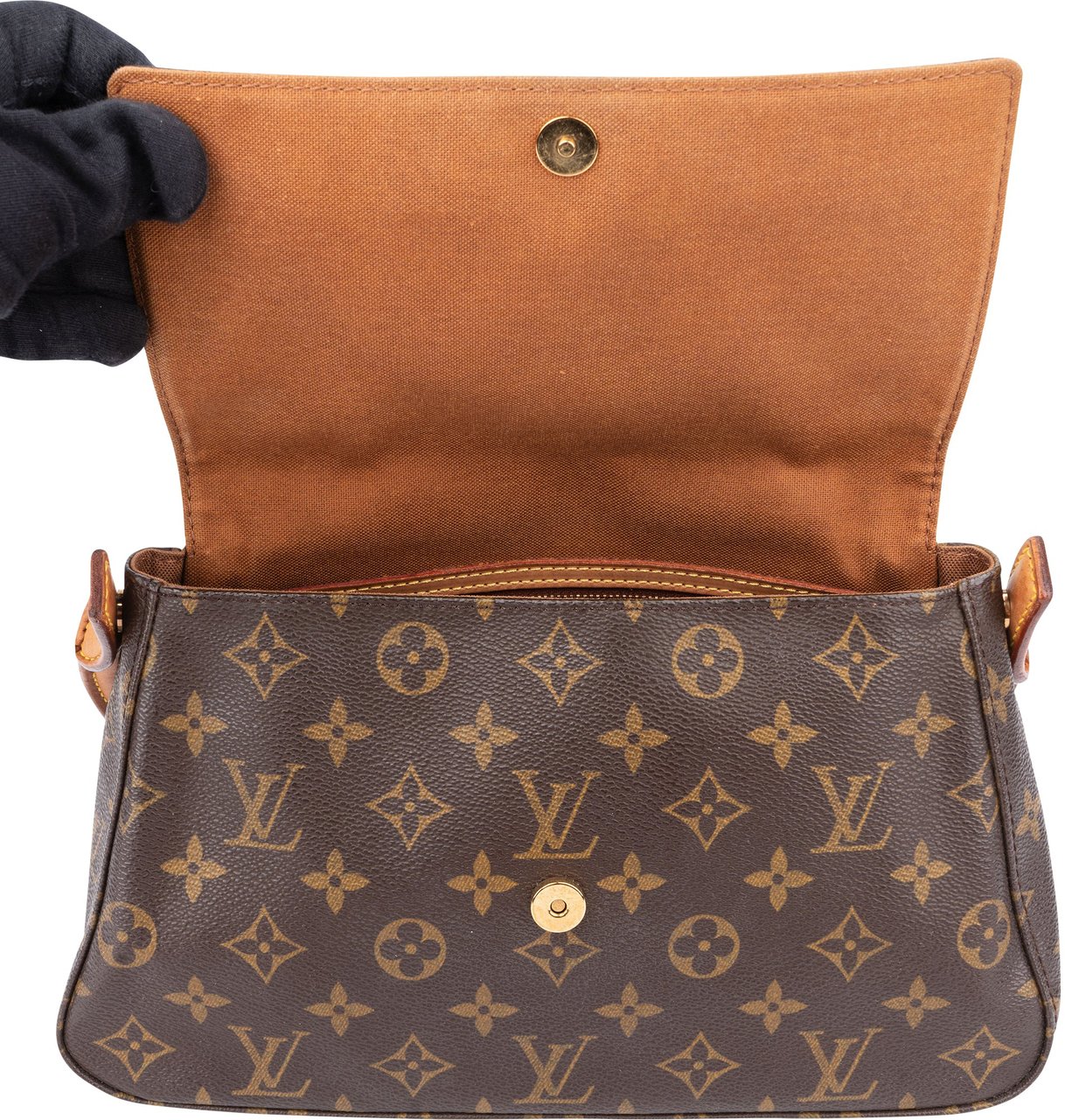 Louis Vuitton Louis Vuitton Canvas Monogram Looping PM Handbag Bruin