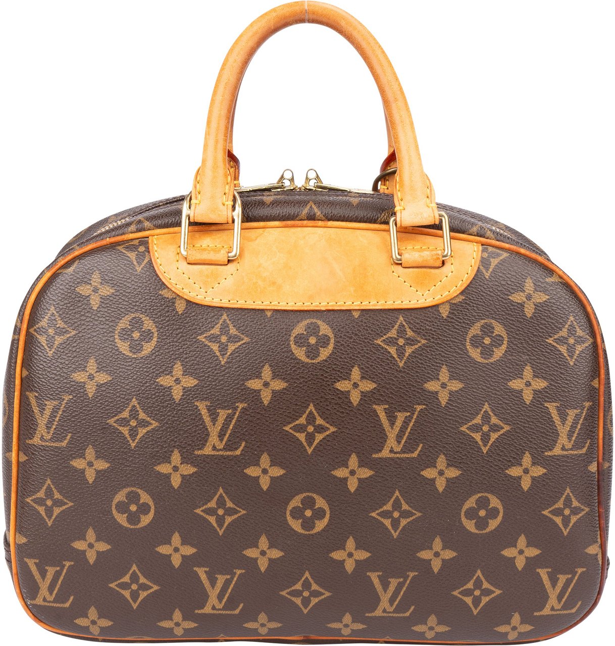 Louis Vuitton Louis Vuitton Canvas Monogram Trouville Handbag Bruin