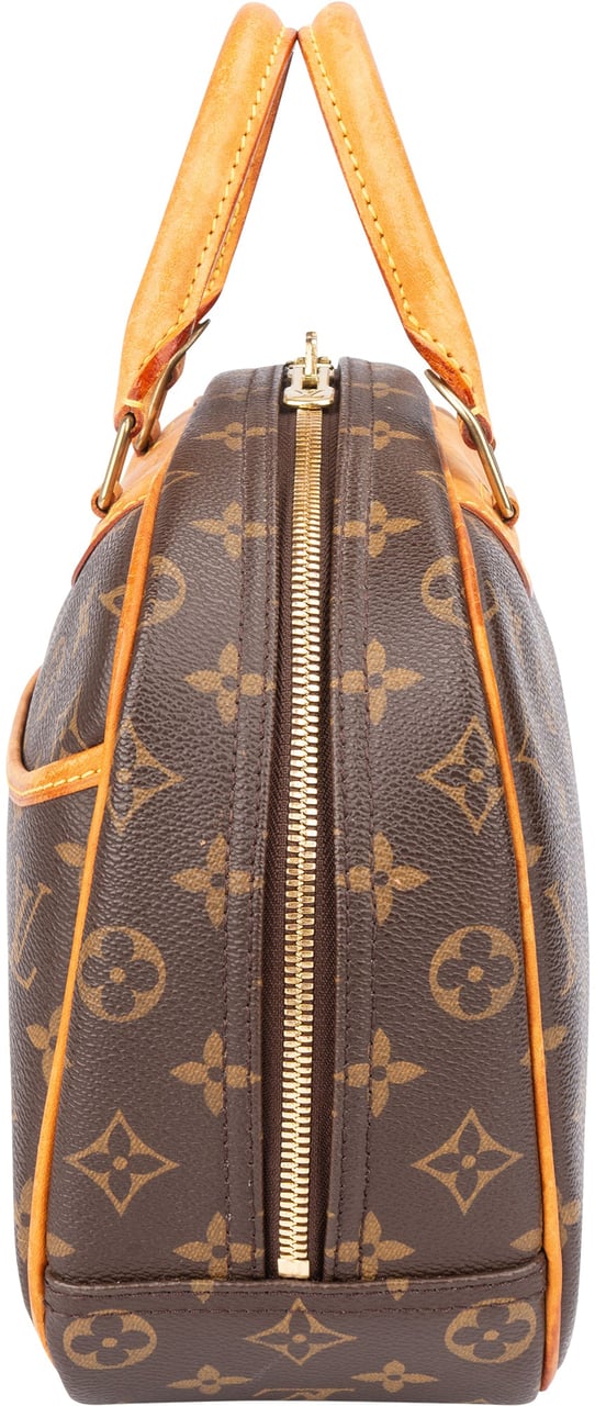Louis Vuitton Louis Vuitton Canvas Monogram Trouville Handbag Bruin