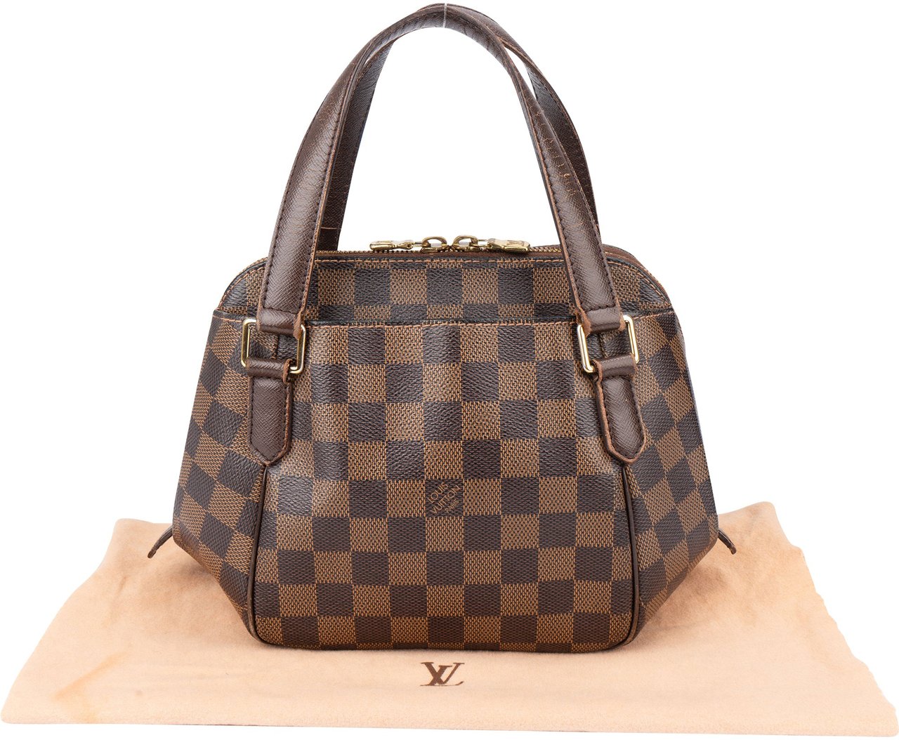 Louis Vuitton Louis Vuitton Damier Ebene Monogram Belem PM Handbag Bruin