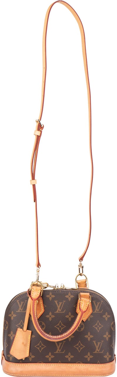 Louis Vuitton Louis Vuitton Canvas Monogram Alma BB Handbag Bruin