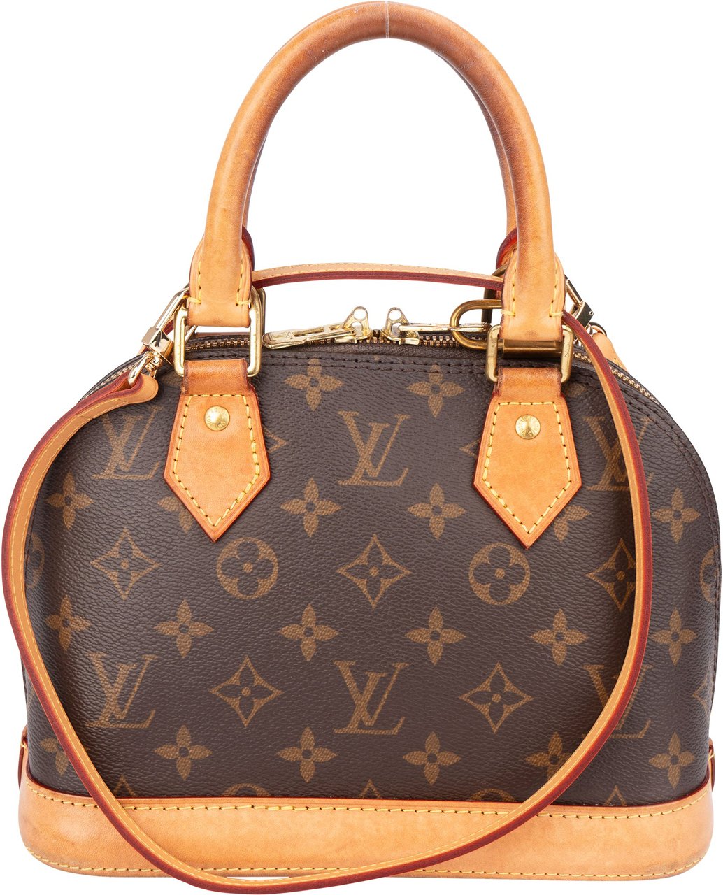 Louis Vuitton Louis Vuitton Canvas Monogram Alma BB Handbag Bruin