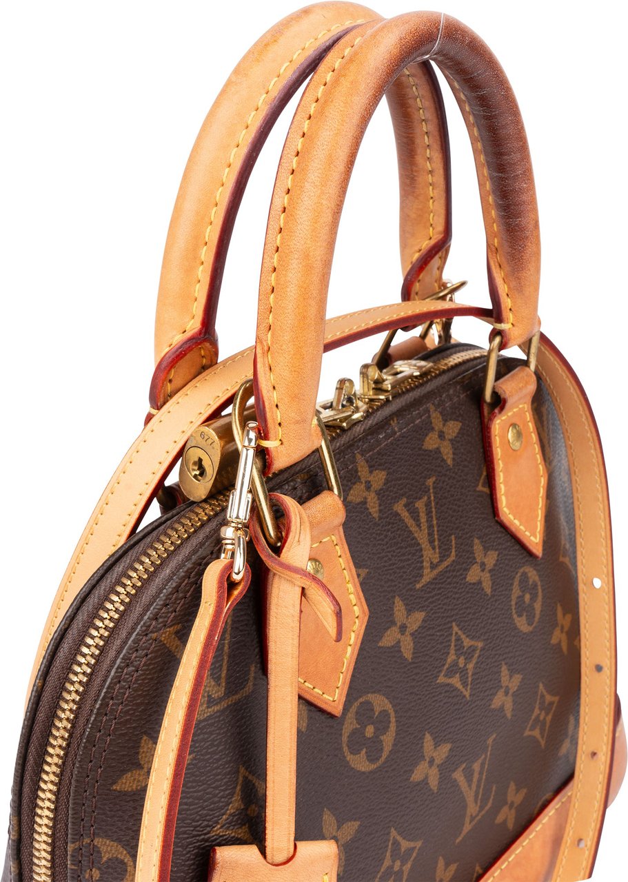 Louis Vuitton Louis Vuitton Canvas Monogram Alma BB Handbag Bruin