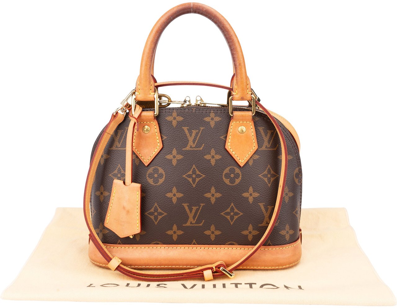 Louis Vuitton Louis Vuitton Canvas Monogram Alma BB Handbag Bruin