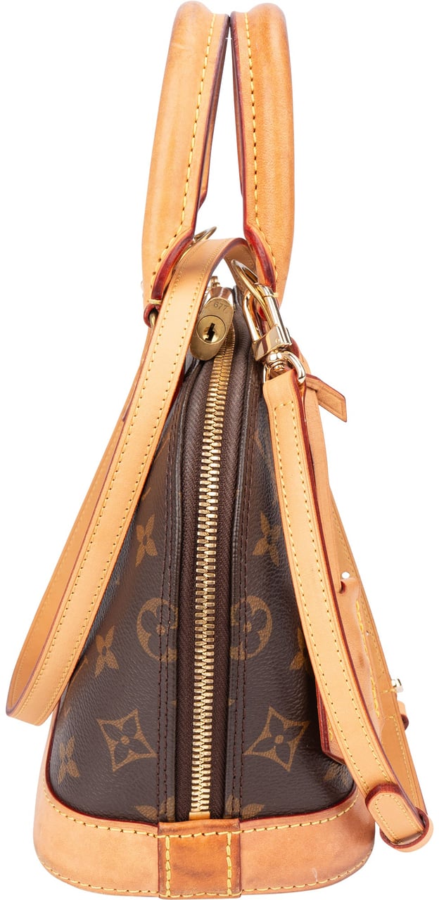 Louis Vuitton Louis Vuitton Canvas Monogram Alma BB Handbag Bruin