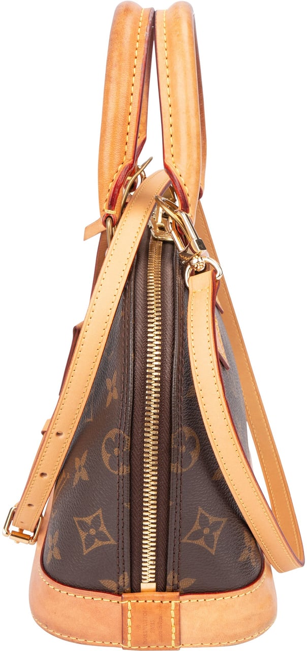 Louis Vuitton Louis Vuitton Canvas Monogram Alma BB Handbag Bruin