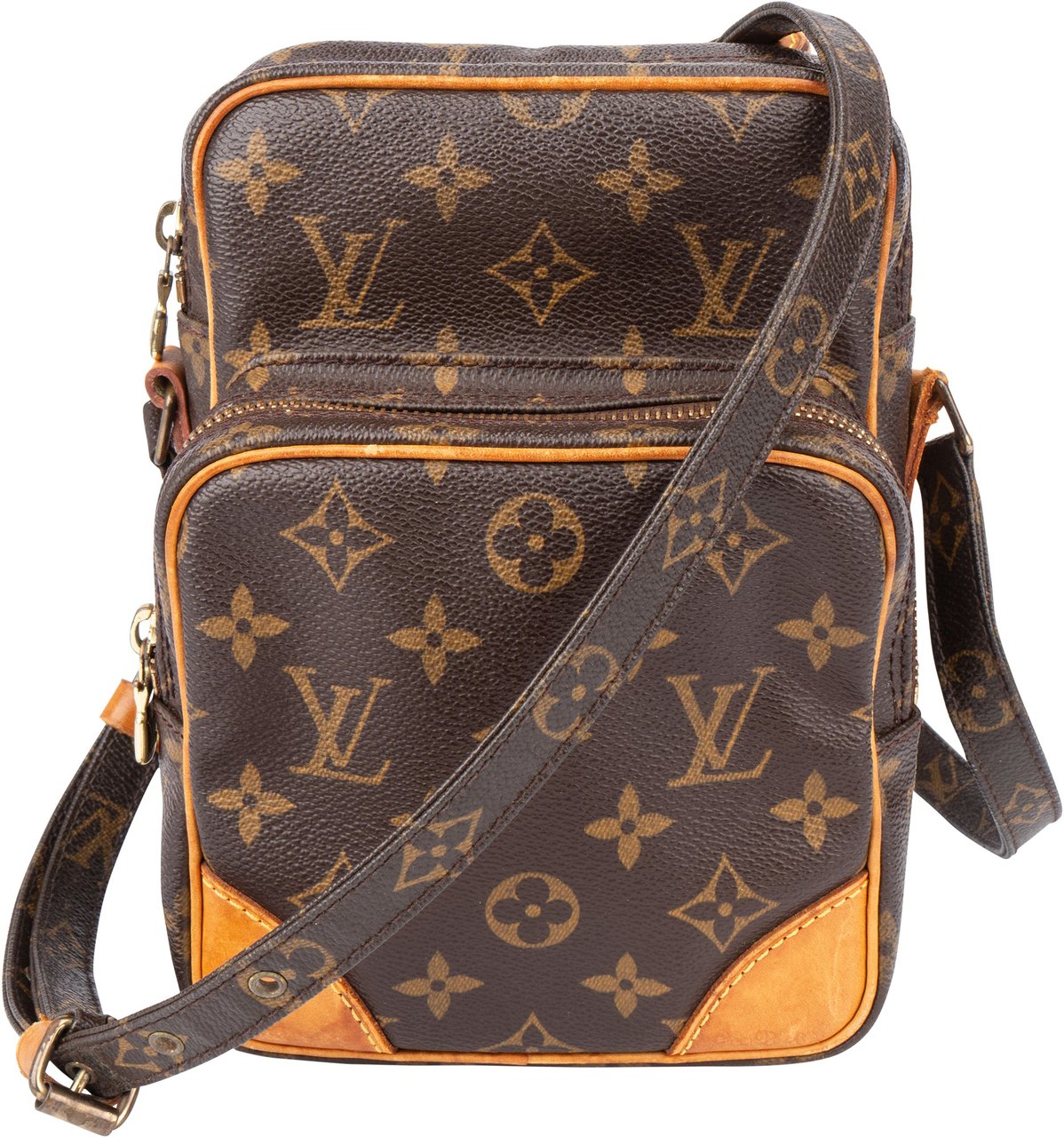 Louis Vuitton Louis Vuitton Canvas Monogram Amazone Crossbody Bag Bruin