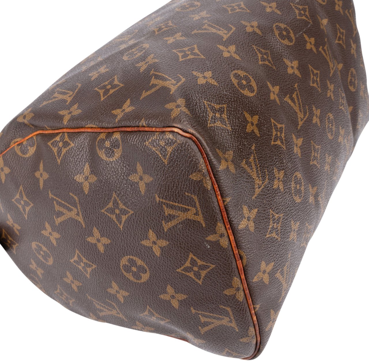 Louis Vuitton Louis Vuitton Canvas Monogram Speedy 30 Handbag Bruin