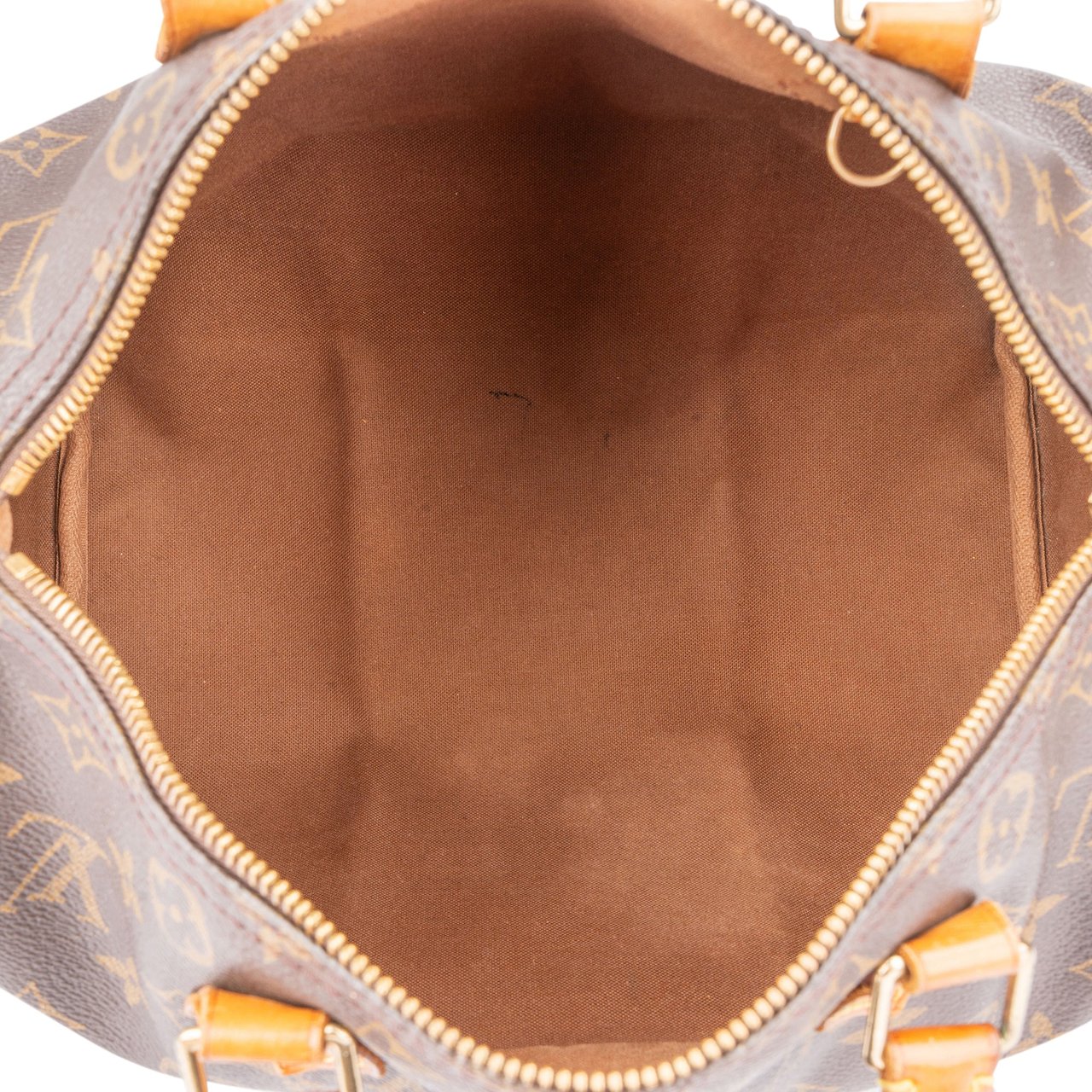 Louis Vuitton Louis Vuitton Canvas Monogram Speedy 30 Handbag Bruin