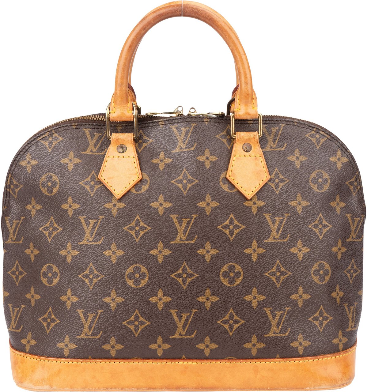 Louis Vuitton Louis Vuitton Canvas Monogram Alma PM Handbag Bruin