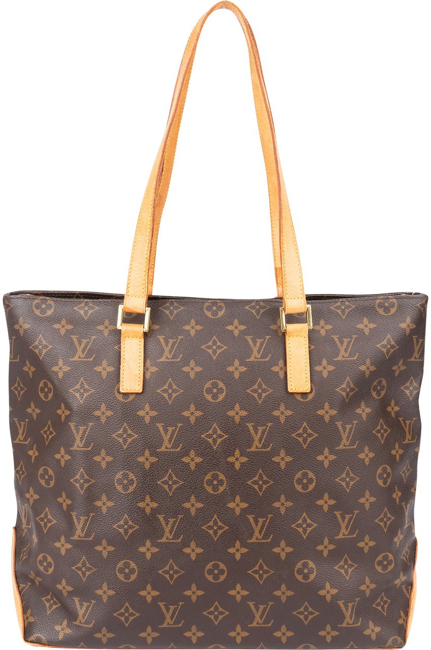 Louis Vuitton Louis Vuitton Canvas Monogram Cabas Mezzo Shoulder Bag Bruin
