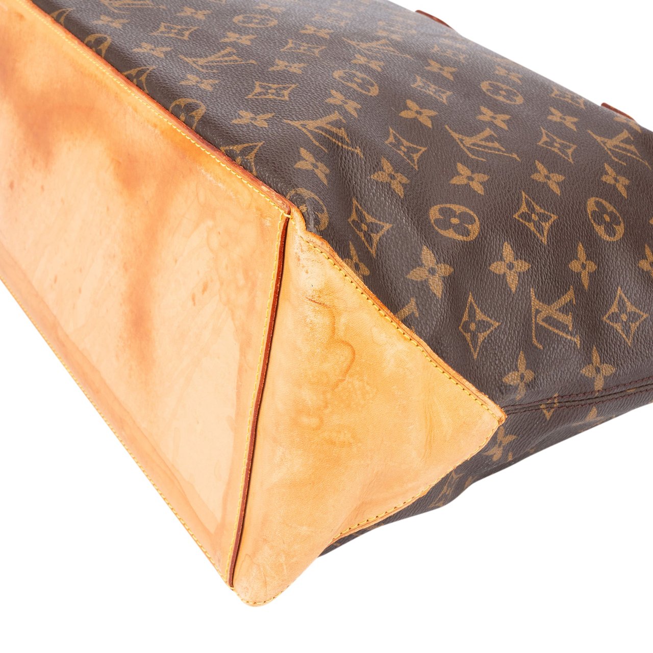 Louis Vuitton Louis Vuitton Canvas Monogram Cabas Mezzo Shoulder Bag Bruin