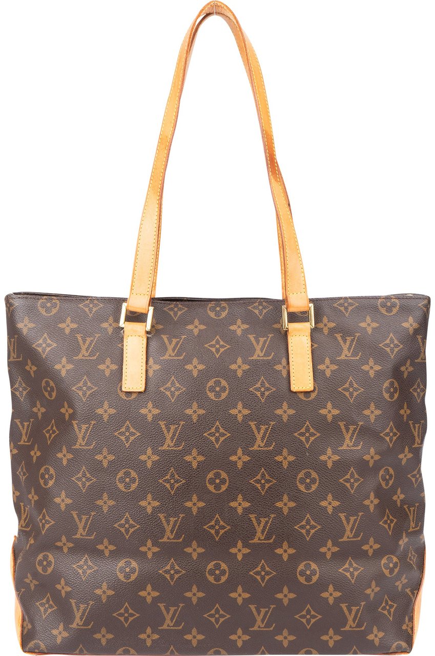 Louis Vuitton Louis Vuitton Canvas Monogram Cabas Mezzo Shoulder Bag Bruin