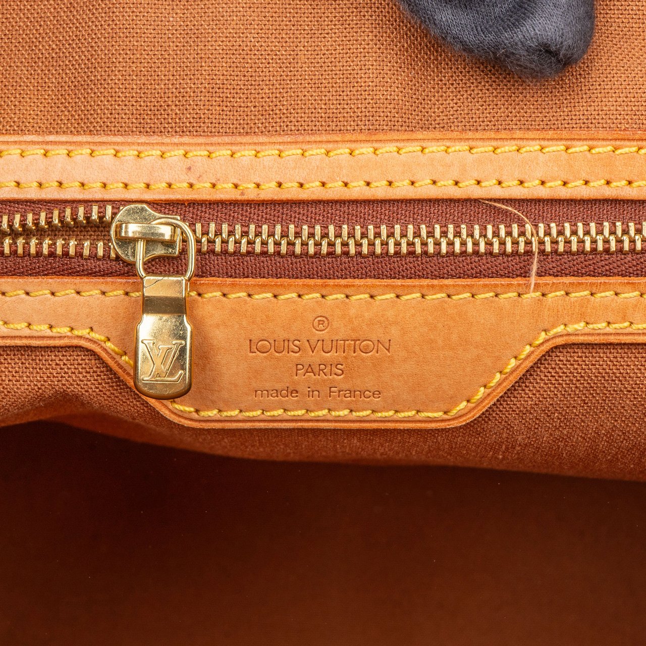 Louis Vuitton Louis Vuitton Canvas Monogram Cabas Mezzo Shoulder Bag Bruin