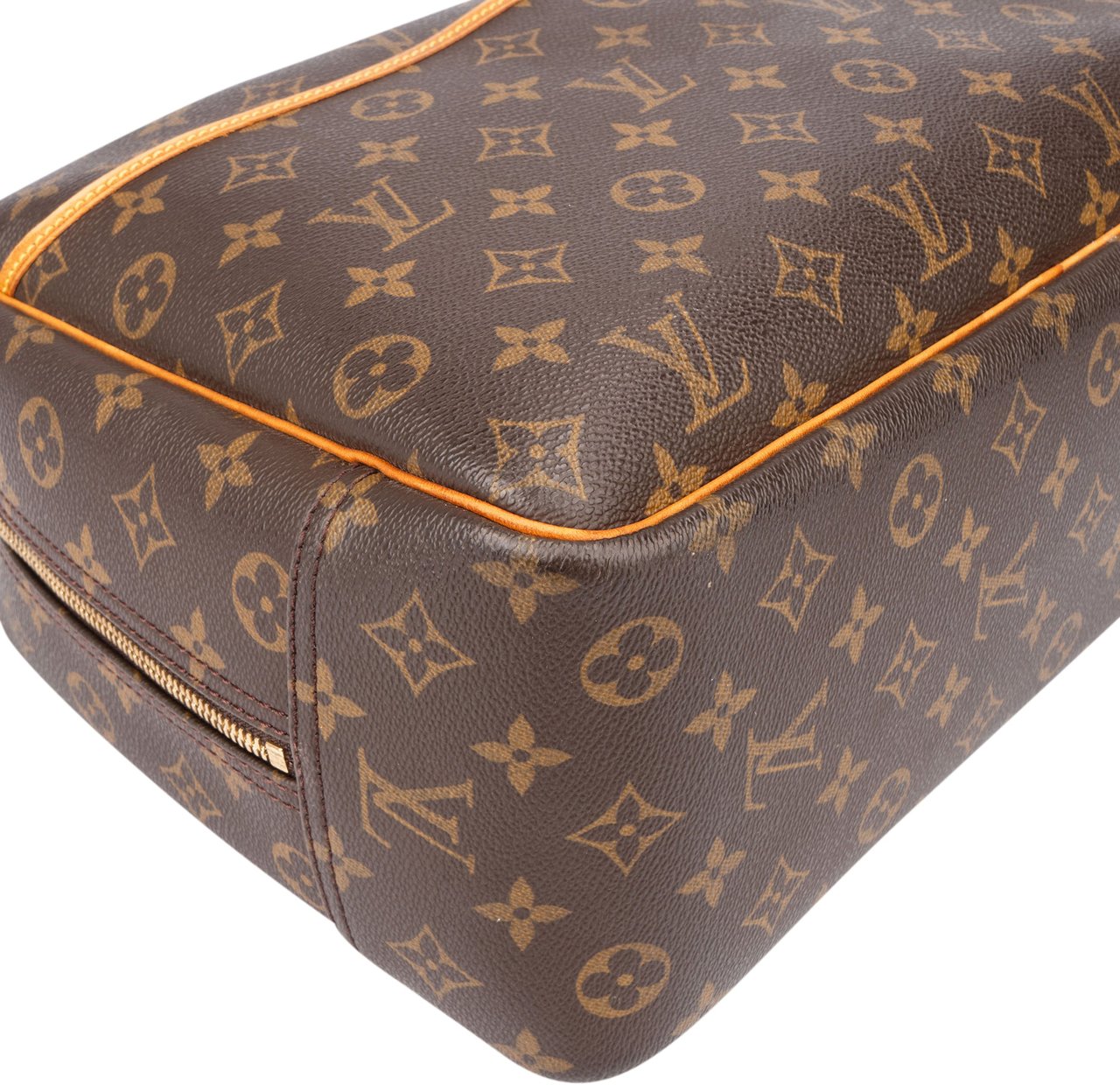 Louis Vuitton Louis Vuitton Canvas Monogram Deauville Handbag Bruin