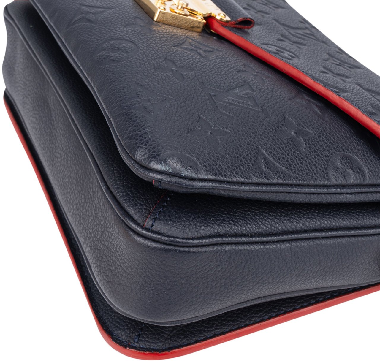 Louis Vuitton Louis Vuitton Leather Empreinte Monogram Metis Handbag Blauw