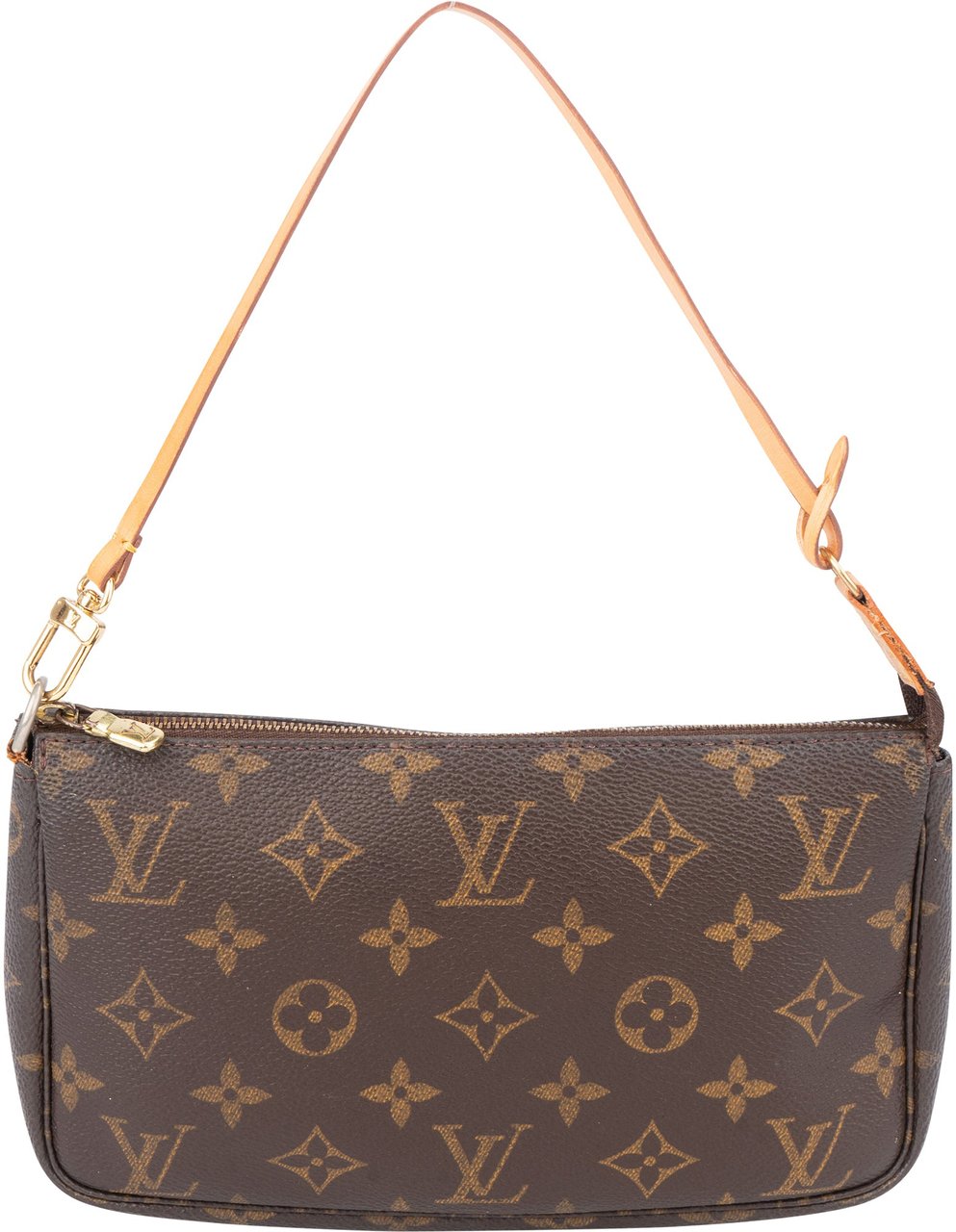 Louis Vuitton Louis Vuitton Canvas Monogram Pochette Accessoire Handbag Bruin