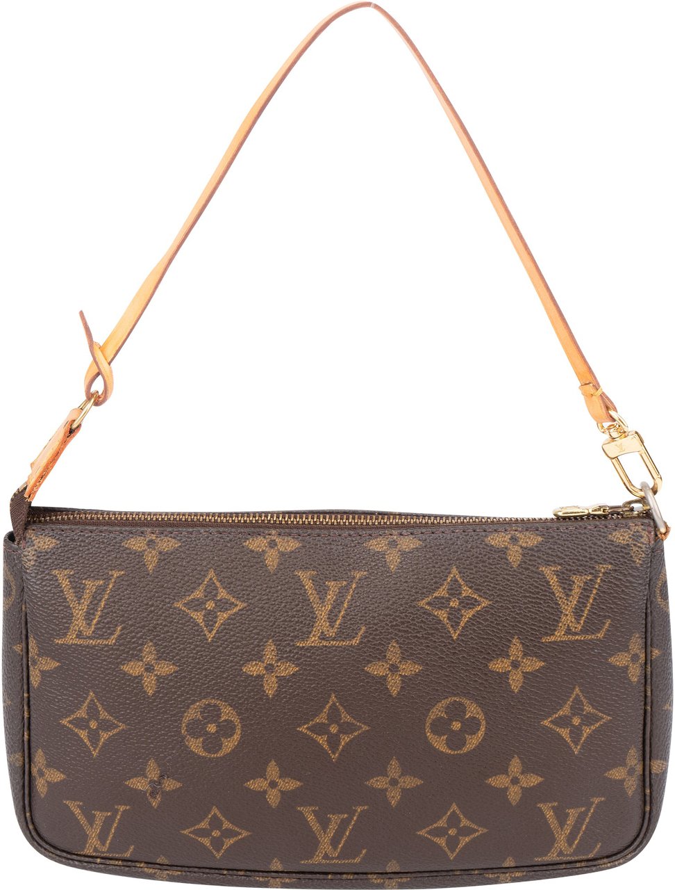 Louis Vuitton Louis Vuitton Canvas Monogram Pochette Accessoire Handbag Bruin